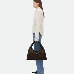 Bottega Veneta Small Hop Intrecciato Leather Bag